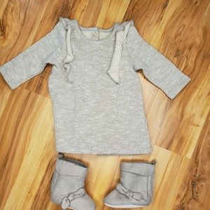 Infant girl dress and boots